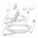 2 Pack Charging Power Cable Cord 9V for Arlo Pro/Pro2, Q, GO, Essential Spotlight XL/XL 2nd, Wyze Cam Pan v3 v2, Blink, Yi Home Camera, Kasa Wall Charger Adapter Replacement (5 Feet)