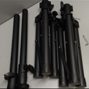 Small Speaker Stands 2 Pack, 24-50 Inch Height Adjustable Speaker Tripod Stand Pair, Lightweight 35mm Compatible Insert, Support 55 LB with 2 Storage Bags