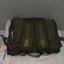 CEI-CEI Neoprene Diaper Bag Backpack with Insulated Pockets, Large Newborn Baby Maternity Bags Travel Tote with Changing Pad (Army Green)