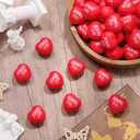 Zubebe 48 Pcs Christian Heart Stress Balls Bulk, John 3: 16 Jesus Loves You Foam Squeeze Balls, Religious Gifts for Sunday School Church Baptism First Communion Easter Vbs Party Favors (Red)