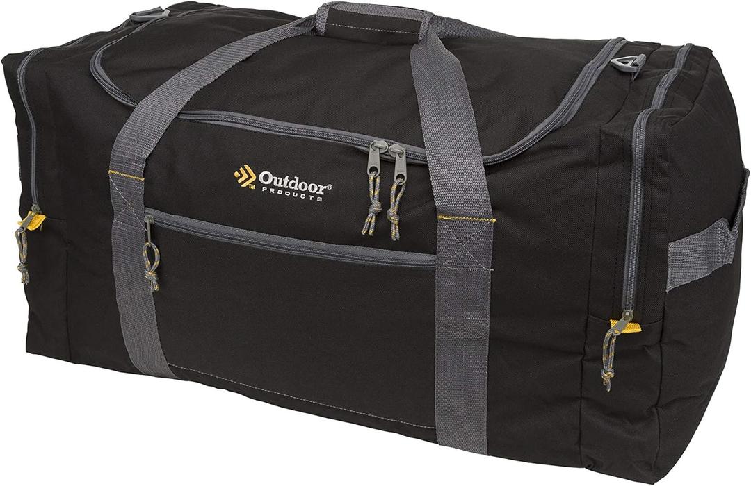 Outdoor Products Mountain Duffel (Medium (12 x 12 x 24 Inch), Black) (Large (15 x 15 x 30 Inch), Black) (Black, Large (15 x 15 x 30 Inch))
