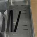 Kitchen Sink, 33 x 22 Drop in Kitchen Sink Gunmetal Black 16 Gauge Stainless Steel Kitchen Sinks Single Bowl Workstation Sink with Cutting Board