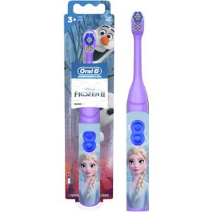Oral-B Kids Battery Power Electric Toothbrush Featuring Disney's Frozen for Children and Toddlers age 3+, Soft (Characters May Vary) (1 Count (Pack of 1), Multi)