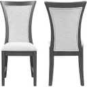 New Classic Furniture Flair Wood Dining Chair (Set of 2), Gray