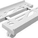 Seloom PC Stand Computer Tower Stand, Adjustable Mobile CPU Stand, Heavy-Duty Desktop Stand with Rolling Caster Wheels, PC Riser Fits Most PC Gaming Desk Office (White)