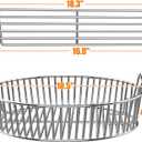 onlyfire Stainless Steel Charcoal Ash Basket Fits X-Large Big Green Egg Ceramic Grills, Charcoal Basket Big Green Egg Accessories