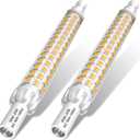 Bonlux R7S J118 LED Light Bulb, 118mm 10W T3 J Type Linear Double Ended Floodlight Bulb, Non-dimmable R7S LED Floor Lamp Warm White 3000K for Work Light, Landscape Light -2Pack