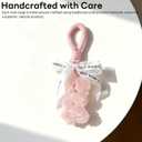 Handcrafted Transparent Rose Soap on a Rope - Crystal Rose Cluster for Hand and Body, Natural Cold Process Artisan Soaps, Gift Choice for Christmas and Valentine