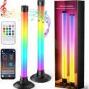 Led Light Bar with Music Sync, Color Changing TV Backlight App & Remote Control, IC+RGB & W Smart RGB Light Bar, USB Powered Led Lights for TV, PC Room Monitor Backlight Gaming Accessories