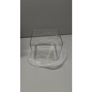 ZEXALOR Snack Organizer, Clear Storage Cube Bin, Freezer Organizer Bins, Plastic Food Seasoning Packet Holder for Kitchen Cabinet, Pantry, Shelf, Drawer, Fridge Organization, 7 Inch