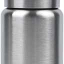 CDJ 16 OZ Uninsulated Single Wall Stainless Steel Water Bottle, Reusable Metal Water Bottle for Sports, Leakproof and Durable, Perfect for Hiking, Gym, Picnics, and Outdoor Activities (15 Ounces)