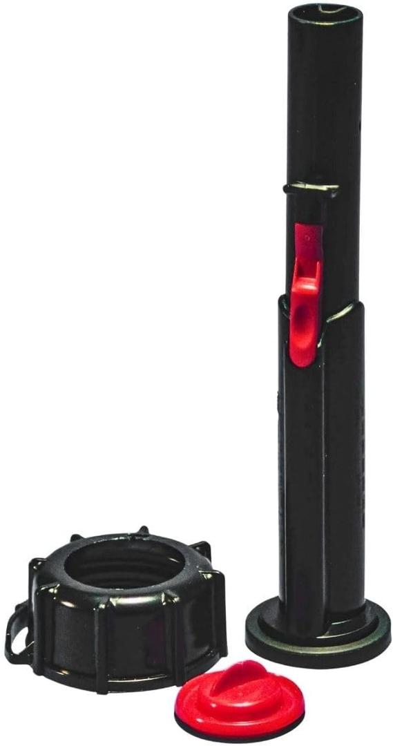 Midwest Can 4240 Quick Flow Spout - Fuel Can Spout Replacement Kit - Auto Shut Off Spill-Resistant Spout with Closing Valve & Cap