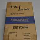 300Pack 1 Oz Plastic Shot Glasses Set, Neon Party Mini Shot Glasses Bulk, Durable and Reusable, Small Disposable Plastic Cups for Vodka, Whiskey, and More