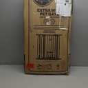 Carlson Extra Wide Walk Through Pet Gate with Small Pet Door, Includes 4-Inch Extension Kit, Pressure Mount Kit and Wall Mount Kit, Black