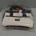 LOVEVOOK Laptop Backpack for Women with Giant Tumbler Holder,15.6 inch Professional Nurse Teacher Backpack Computer Laptop Bag,Cute Waterproof Travel Backpack Purse Work College Bag, Beige-Black-Brown