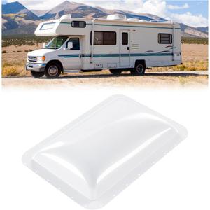HECASA RV Skylight Replacement, 18" x 26" Camper RV Skylight Cover Fit 14" x 22" Shower Roof Openings for Camper Food Truck Motorhome Travel Trailer White