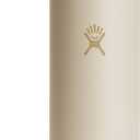 Hydro Flask Water Bottle - Insulated Stainless Steel - Wide Mouth Flex Chug Lid, Non Spill, Leakproof in 24 Oz Coconut Cream