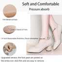 20 Pack Metatarsal Pads for Women and Men, Felt Ball of Foot Cushion, Adhesive Forefoot Pads Forefoot Cushion Pads, Foot Pads for Forefoot and Sole Support, Metatarsalgia Mortons Neuroma