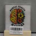 Mental Health Matters School Psychologist Gift Clear Desk Decor Signs, Graduation Gift for Psychiatrist Acrylic Plaque, Appreciation Thank You Gifts Mental Health Therapist Office Decor Signs