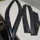 JDM Style Smoked Window Visor Rain/Sun Vent Shade Guard Deflector Compatible with for 2009-2014 Acura TSX