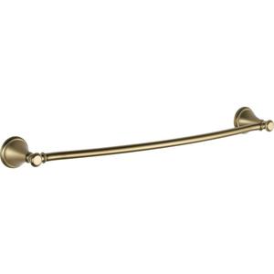 Delta Towel Rack | 24 Inch Champagne Bronze Towel Bar for Bathroom, Kitchen | Cassidy Accessories