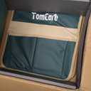 TomCare Garden Kneeler and Seat 11.14 Wider Larger Soft Kneeling Pad Garden Bench with 2 Large Tools Pouches Heavy Duty Foldable Garden Stool Gardening Gifts for Women Men Gardeners Seniors, Green