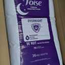 Poise Overnight Incontinence & Postpartum Pads for Bladder Leaks, 8 Drop Extra Coverage, 72 Count (2 Packs of 36) 
