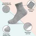 Toddlers Kids Crew Socks 15 Pairs Boys Girls Socks Casual Athletic Dress Socks for Kids 1-14 Years