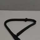 CollarDirect Rolled Leather Dog Collar, Soft Padded Round Puppy Collar, Handmade Genuine Leather Collar Dog Small Large Cat Collars 13 Colors (15-19 Inch, Black Smooth)