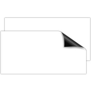 Bright Creations Magnetic Signs, White Magnet Sheets (11.75 x 23.75 in, 2 Pack)
