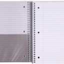 Mintra Office Durable Spiral Notebooks, 5 Subject (Chili Oil, College Ruled 1pk)