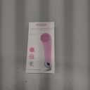 PRITECH Facial Cleansing Brush, Rechargeable Silicone Face Scrubber with Heat Massage End, Vibrating Exfoliator Scrubber for Deep Cleaning, Waterproof Face Brush for Women and Men (Pink)