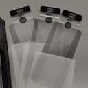 EZGLAZ 3 Pack for iPhone 15 Pro Max Privacy Screen Protector [6.7"] 9H+ Hardness 12FT Military Grade Shatterproof Long Durable Tempered Glass Film with Flawless Fit Box, Scratch Resistant