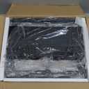 Furnulem Tall Dresser with 6 Drawers,Vertical Bedside End Table & Chest for Bedroom,Black Storage Tower Dorm Nightstand with Fabric Drawer Organizer Unit Furniture in Living Room,Closet,Hallyway