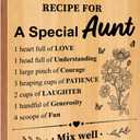 Aunt Birthday Gifts from Niece Nephew Best Auntie Ever Gift Ideas Happy Birthday Aunts Cutting Board Gifts for Favorite Aunt Mothers Day Presents for Aunts Christmas Gift from Kids, 13"L x 8"W x 0.5"Th