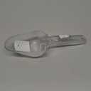 Rubbermaid Commercial Products Plastic Utility Ice Scooper, 6-ounce, Clear, Dishwasher Safe Kitchen Scoop for Weddings/Bar/Ice Bucket/Kitchen/Popcorn