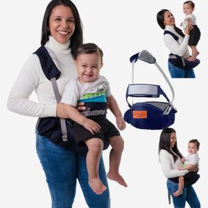 Uberfluss Baby Hip Carrier  Ergonomic, Comfortable & Parent-Approved Baby Carrier for Newborns & Toddlers up to 45 lbs, Hands-Free Convenience, Back Support, Adjustable Waistband for Moms & Dads (Dark Blue)