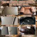 Leather Repair Kit, Advanced Repair Gel, 2025 New Upgrade Professional Leather Repair Kit for Furniture, Sofas, Jackets, Car Seats and Purses, Vinyl, Faux, Artificial, Pleather Care(Chocolate)