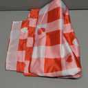 Valentines Tablecloth 5454 Inch Square Red White Check Plaid Hearts Holiday Table Cloth Water-Resistant Spill-proof Washable Fabric Table Cover for Kitchen Dining Party Picnic Indoor Outdoor