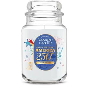Yankee Candle Happy Birthday, America! 250th Anniversary Original Candle