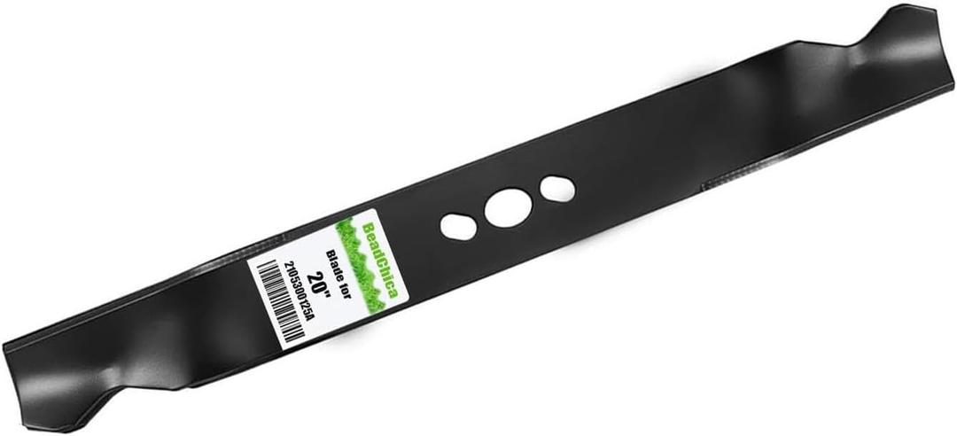 2105300125A 20 Inch Lawn Mower Blades Compatible with Hyper Tough,MNA152505 MNA152701 Push Mower Blades Replacement Parts (1 pc) 2105300125A 20 Inch Lawn Mower Blades Compatible with Hyper Tough,MNA152505 MNA152701 Push Mower Blades Replacement Parts (1 pc)