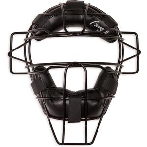 Champion Sports Pro Baseball Adult Mask - Umpires and Catchers - Extra Protection - Extended Guards - Adjustable Harness Baseball Mask - Adult Size, Black