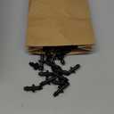 CARPATHEN 100 Drip Irrigation Emitters Vortex - Drip Irrigation Parts for Irrigation Kit - 1/4 inch Irrigation Tubing Compatible - 360 deg Adjustable Fan Sprayer for Raised Garden Bed, Potted Plants