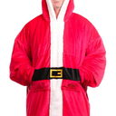 THE COMFY Original | Sherpa Lined Microfiber Fleece Wearable Blanket, Oversized Design with Hood and Pocket from Shark Tank Over Size One Size