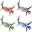 New Japanese Creative Cute Crab Pen Holder Weightlifting Crabs Penholder Bracket Storage Rack Gift Stationery (4, Weightlifting crab)