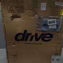 Drive Medical Lightweight Folding Transport Wheelchair - Reliable Mobility Support - Durable Steel Frame - Swing-Away Footrests - Compact Travel Design - Silver (1 Count (Pack of 1))