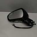 Dasbecan Left Driver Side Power Door Mirror Compatible with Ford Fusion 2013-2015 Power | Heated | Turn Signal | Puddle Light | Manual Folding | DS7Z17683BA | Black | 7Pins