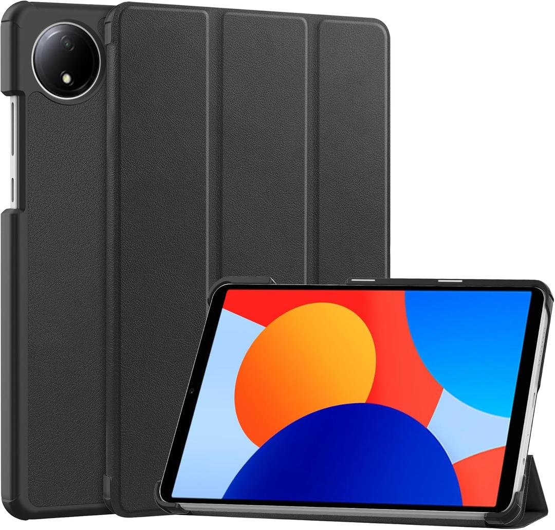 4 x Smart Case for Xiaomi Redmi Pad SE 8.7'' 2024, Ratesell Lightweight Trifold Stand Smart Case Cover with Auto Wake/Sleep for Xiaomi Redmi Pad SE 8.7'' Black