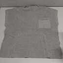 Women Two-Piece Knit Lounge Set Short Sleeve Loose Fit Knit Top Elastic Waist Shorts Casual Summer Outfit, S, Grey