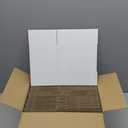 Amazon.com: Calenzana 7x5x5 Shipping Boxes Set of 40, White Corrugated Cardboard Box for Mailing Packing Gifts Small Business : Office Products